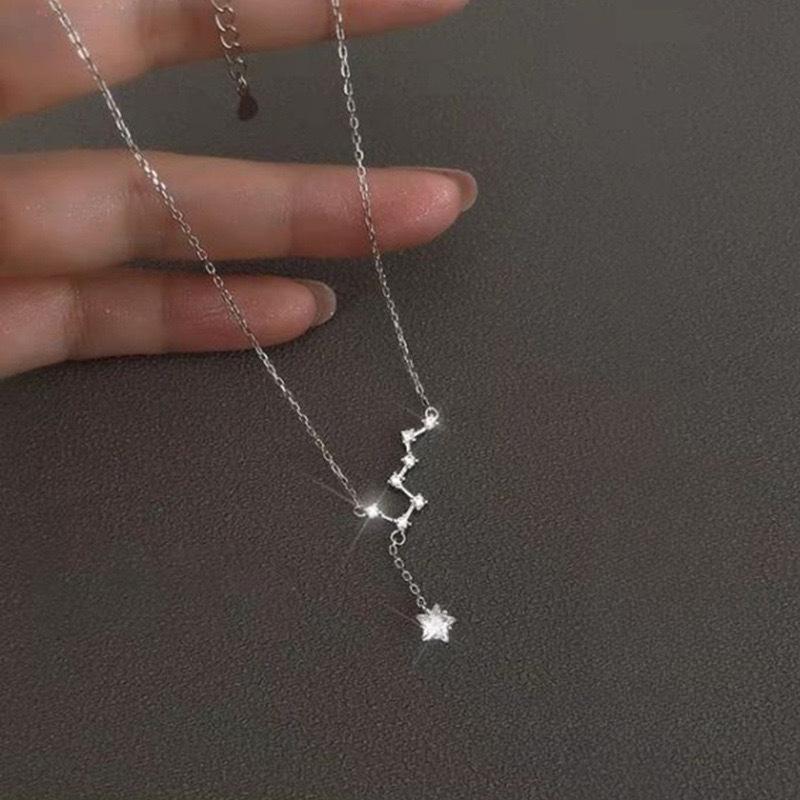 Ожерелье Beidou Seven Star Ins Light Luxury Fresh Style Niche Sweater Chain Gift на День святого Валентина Подарок для девушки Design Sense