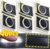 6/40pcs Bike Tire Patches Repairing Tool Tyre Protection No-glue Adhesive Quick Drying Fast Tyre Tube Glueless Patch Bicycle