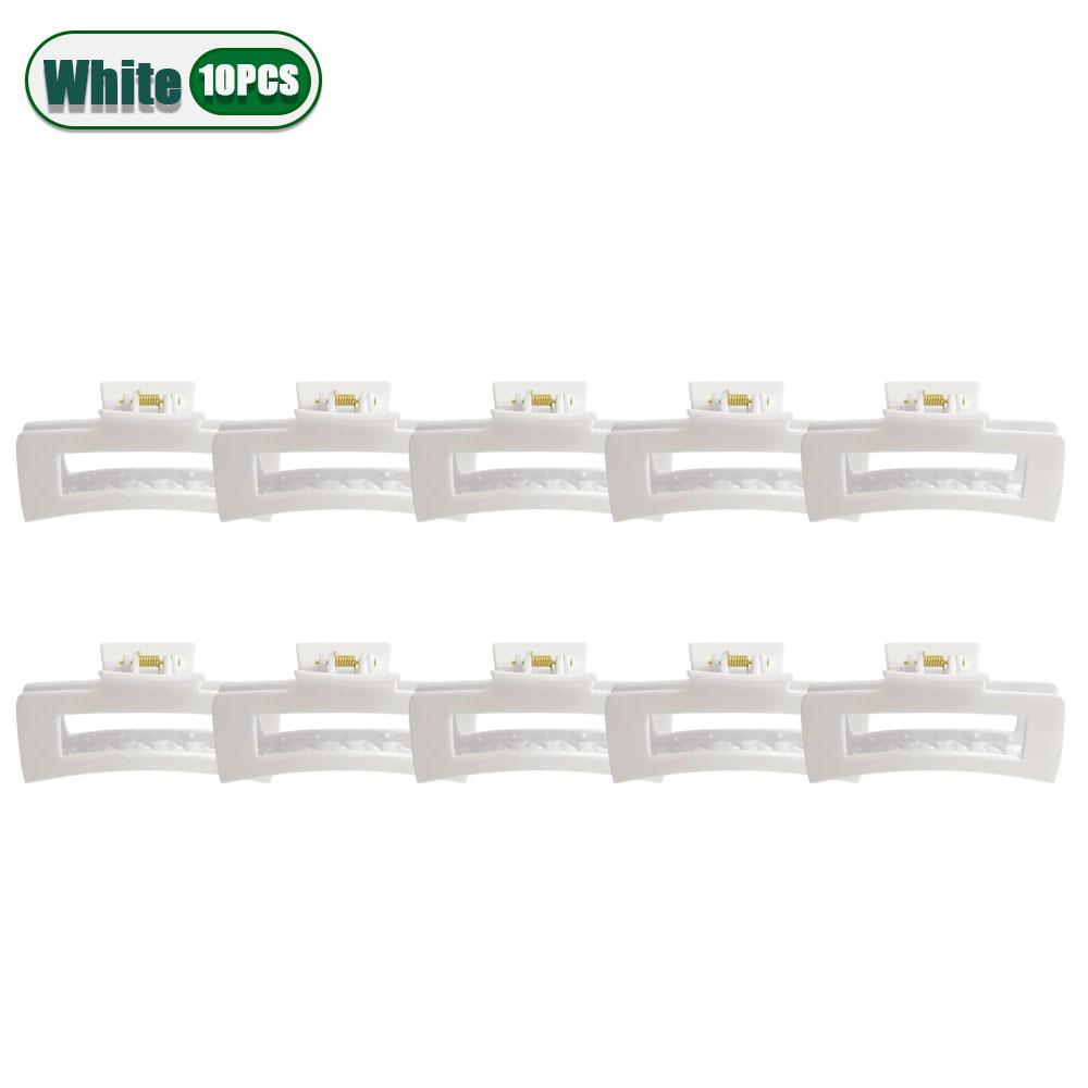 1-20PCS Soft Silicone Shark Hair Clip Strong Non-Slip Grip Unisex Black Hair Claw for Daily Gym Formal Wear Damage-Free Removal