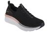 D'Lux Walker Let It Glow, Womens Black Sneakers