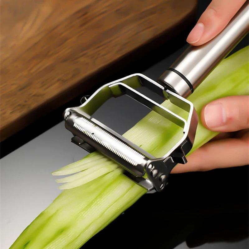 Stainless Steel Peeler Fruit Vegetable Melon Potato Carrot Cucumber Multifunction Grater Julienne Peeler Slice Home Kitchen Tool