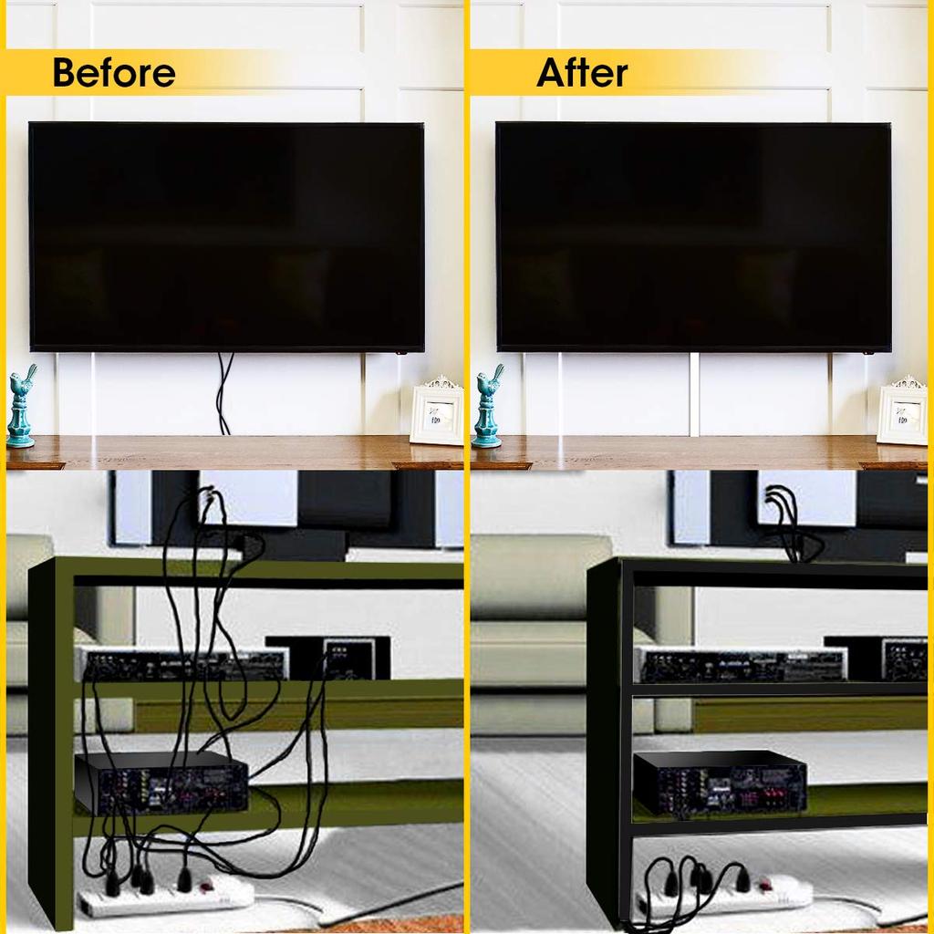 Stageek Кабель-каналы, Кабель-моллы, Протекторы, Органайзеры для компьютерных шнуров, Кабель-каналы, Кабель-моллы, для ПК, телевизоров, офисного использования и проводов под столом