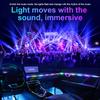 12V Auto General DIY Music Rhythm Atmosphere Light Car Full Dynamic Controlled 18in1 Voice LED R1A4