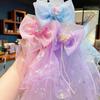 Красочные шифоновые банты, ленты, заколки для волос, детские милые заколки, заколки-кисточки с бантами для девочек-принцесс, модные аксессуары для волос для вечеринок