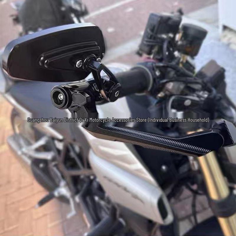 Compatible Handguard Rearview Mirror for Chunfeng NK650/800, NK250/450 – Racing Handguard with Reflective Mirror & Backup Camera.