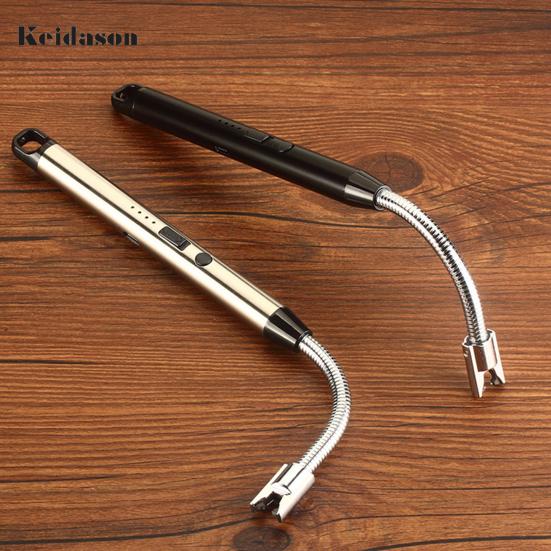 Прочный безмасляный USB-зажигатель с вращением на 360 градусов, газовая плита, угольная свеча, плазменная дуга для приготовления пищи