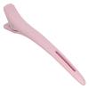 12Pcs Styling Hair Clips Slip Free Pink Duck Bill Clips for Flat Ironing Coloring Blow Drying
