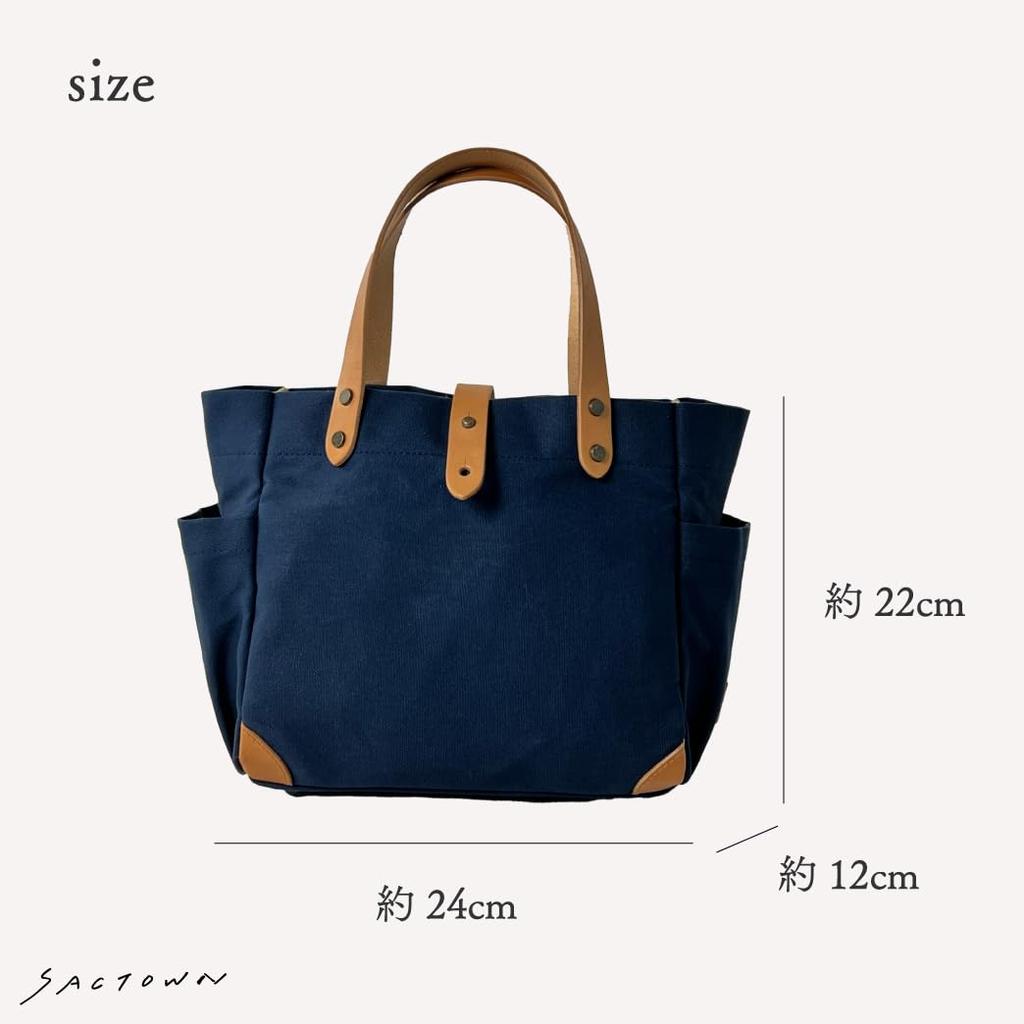 Hanpu Kobo Tote Bag (Small), Made In Japan, Multi-functional, Paraffin-Coated, 3J09, Khaki