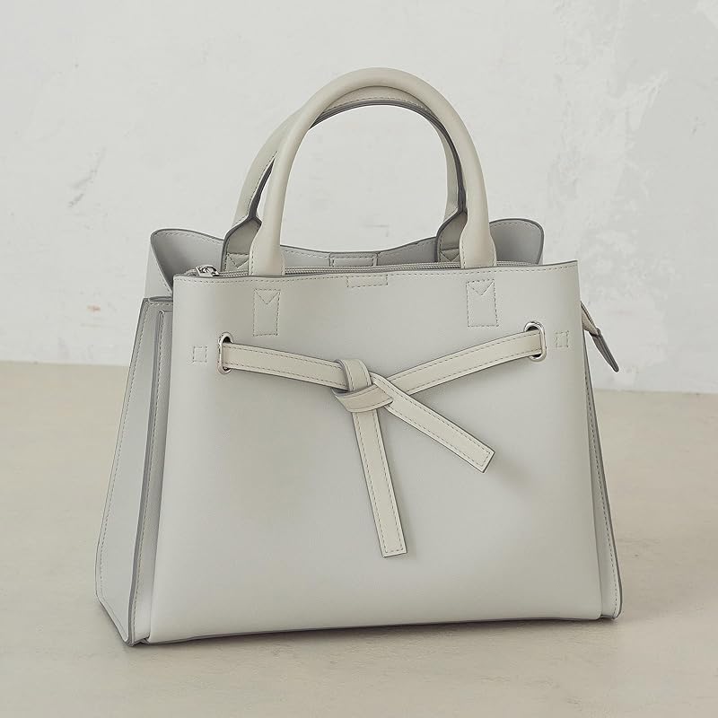 [Comciseism] (Monocomsa) Ribbon flap tote bag 95-20BK10-205 F gray