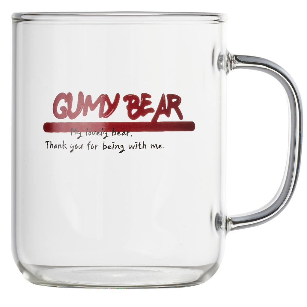 Стеклянная кружка LASSIETTE GUMY BEAR (430ml) Посуда Красный