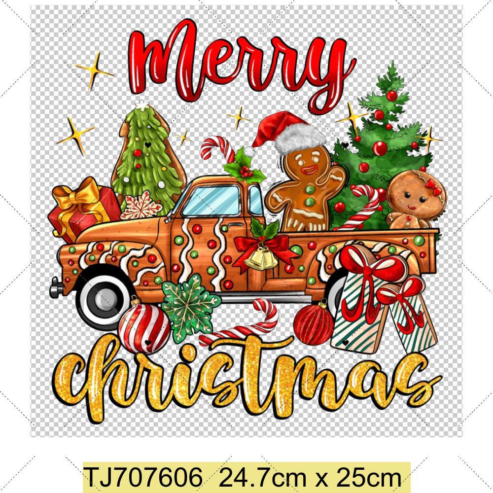 Hot Christmas Iron on Patches Santa Claus Patch Diy Accessory Hoodies Jeans Arts Crafts Ironing Heat Transfer Stickers Patches