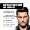 3pcs Men's Grey Coverage Bar Shampoo Hair Darkening Black Soap For Grey Hair Cover 2023 New - WEI KE
