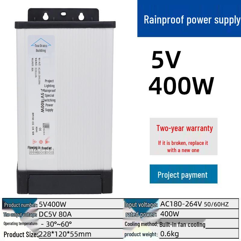 220V to 5V Power Supply Transformer for LED Display, 40A-80A (A-200W-5)