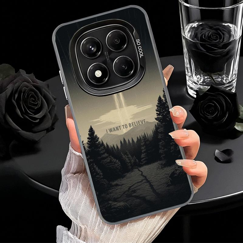 Мягкий чехол для телефона X-Files Я хочу верить для Xiaomi Redmi Note 13 14 15 Pro Plus 12S 12 11S 11 11T 10S 10 Ударопрочный чехол