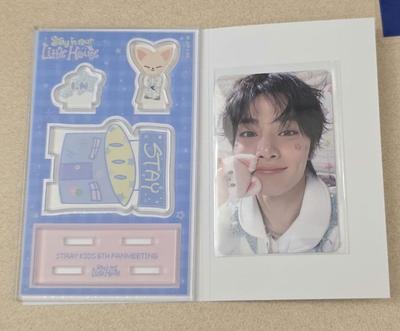 [Б/У] Stray Kids (СКЗ) Акриловая подставка с фотокарточкой для фан-митинга I.N
