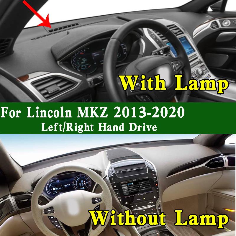 For 2013- Lincoln MKZ Pros Dashmat Dashboard Cover trument Panel Sunscreen ulation Protective Pad Anti-Dirt Ornaments