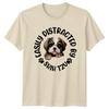 Easily Distracted By Shih Tzu Dogs Unisexs TShirt Unisexs Tee Graphic Unisex Top
