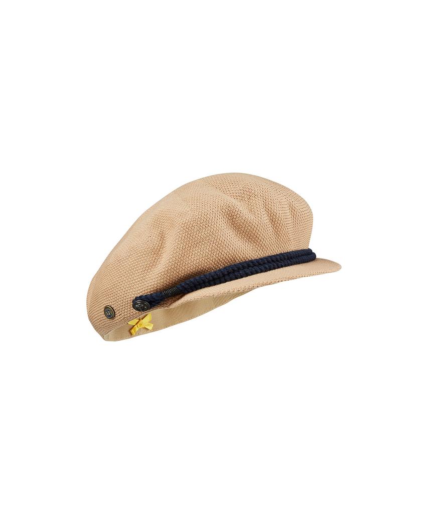 Loleleu Cotton Beret Arnaga Camel