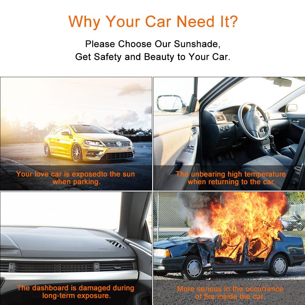 Солнцезащитный козырек на окно автомобиля, солнцезащитный козырек, козырек на лобовое стекло, складной автомобильный солнцезащитный козырек от ультрафиолета, аксессуары для стайлинга