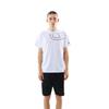 Champion Volleyball Short Sleeve with a Round Antibacterial and Odor and a Graphic Logo Print Men's T-Shirt, White, C3-ZV306, Neck, Resistant,