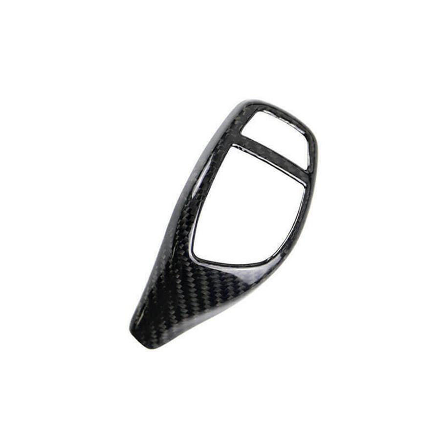 Carbon Fiber Look ABS Gear Shift Knob Cover Trim For BMW 1 2 3 4 5 6 Series LHD
