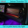 Fit for JETOUR Traveler T2 2025-2024 Car Co-pilot Starry Sky Light Panel Special Ambient Light Modification 64 Color Starry Skyp