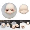 Cute Doll Head Face Silicone Mold DIY Clay Moulds Decorating Tools Silicone Clay Doll Face Molds Gift for Craft Lover