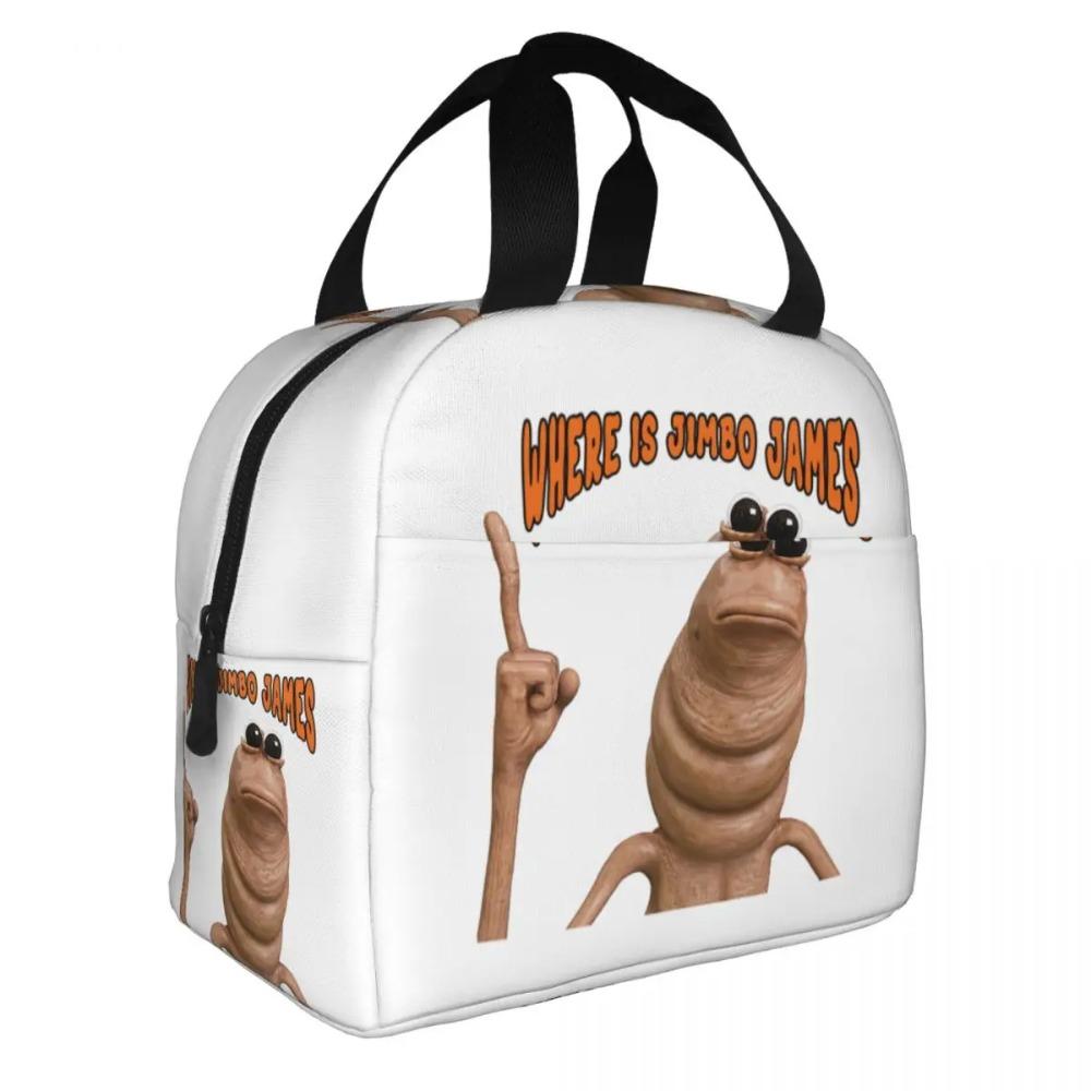 Custom Marcus The Worm Robert Help Thermal Insulated Lunch Bag Women Portable Lunch Container for Travel Multifunction Food Box