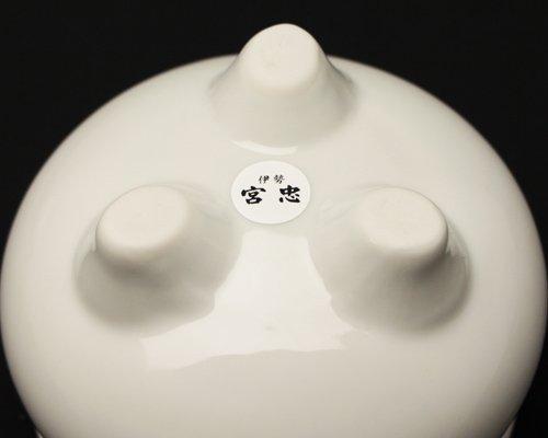 Ise Miyachu Incense Burner 3 Inches 5 Minutes White Miyachu - - [with Sticker]