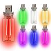 Ретро USB LED Автомобильная Атмосферная Лампа с Нитью Накаливания, Сенсорное Диммирование, Автомобильный Интерфейс, Зарядка, Ночные Огни
