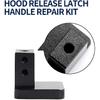 Hood Release Latch Handle Repair Kit Replacement for Honda Civic 96-2011, CR-V 97-2006, Element 03-2011, Heavy Duty Billet Aluminum Hood Latch