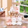 Kawaii Piggy And Chick Decor Sculptures Mini Ornaments Micro Landscape Ornaments Car Decor Resin Figurines Office Desk Accessory