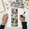 PVC Plastic Stamps for DIY Scrapbooking Photo Album Decorative Cards Making Stamp Sheets Stamp Pattern 160x110x3mm