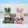 Adorable Small Bunny Plush Toy Cute Rabbit Doll Soft Purse Charm Gift