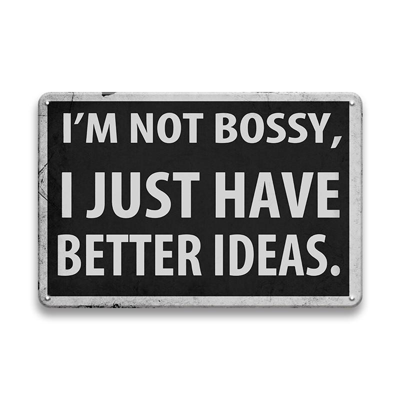 Funny Animal Slogan Metal Plaque Sign Vintage Tin Poster Humor Words Personalized Wall Decoration Farm House Decor Accessories