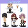 Набор ПВХ моделей фигурок Fairy Tail с подвижными частями для коллекционеров и фанатов