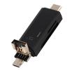 3 In 1 Type C + Micro USb USB Port OTG Memory Card Reader for Memory Small Memory Storage Card