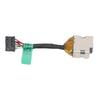 DC Power Jack Cable 8 Pin Durable Portable Laptop Harness Replacement for HP