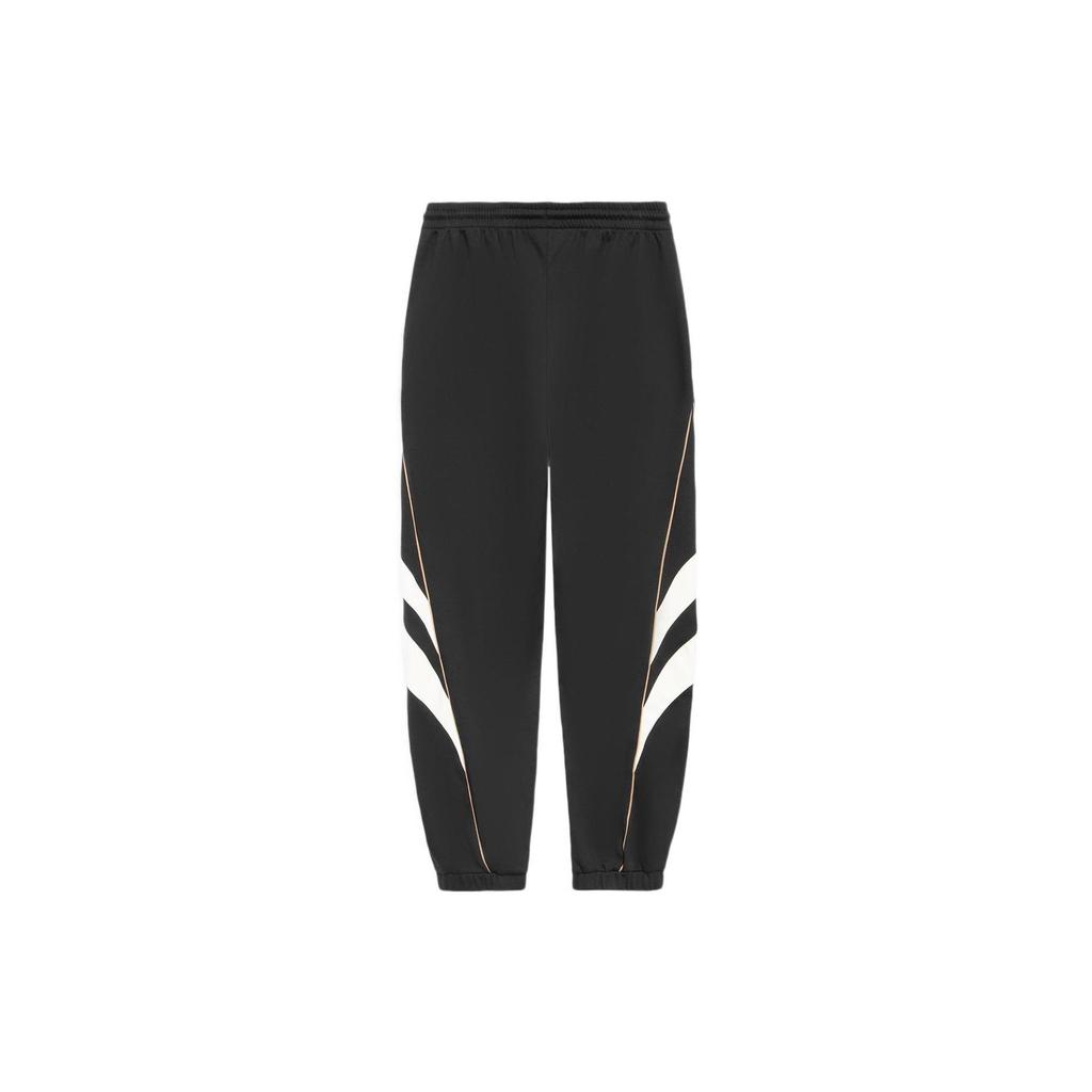 Li Ning Спортивная коллекция Жизнь Трикотажные спортивные штаны Мужские Черные AKLS975-3