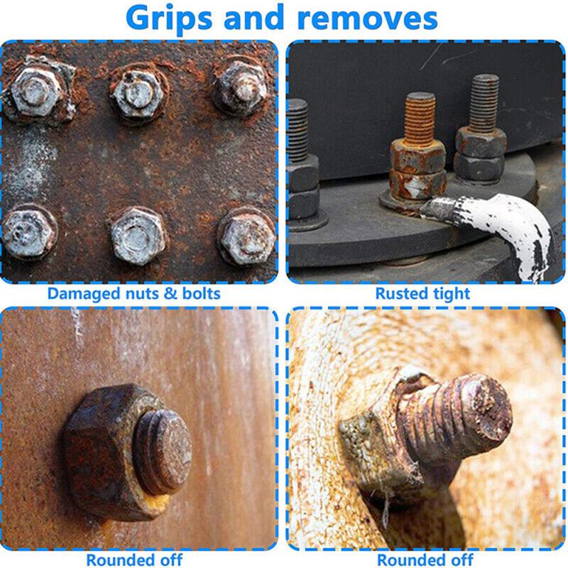 Инструмент для извлечения болтов с шестигранной головкой и нескользящей поврежденной гайкой, инструмент для удаления болтов, инструмент для ремонта автомобиля