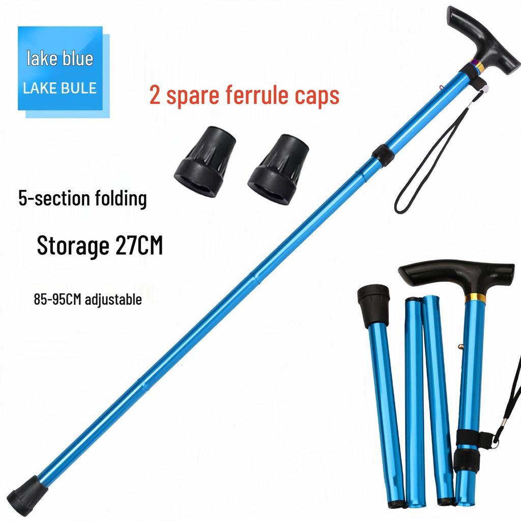 Телескопические треккинговые палки из алюминиевого сплава, складные палки для ходьбы по бездорожью для использования на открытом воздухе и для поддержки пожилых людей
