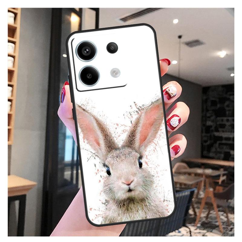 Милый чехол-кролик для Xiaomi Redmi Note 13 12 11 9 10 Pro 9S 10S 11S 12S Redmi 13 12 10C 12C 13C Чехол
