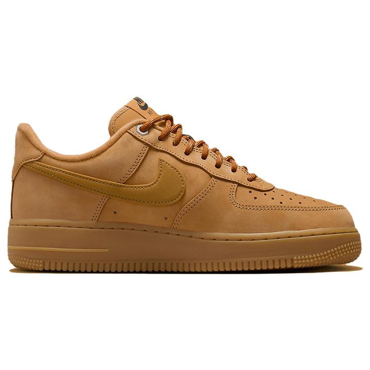 Nike Air Force 1 Slip Resistant Abrasion Resistant Low top Skateboard Shoes Women's Brown FZ7372-200(Team56-)