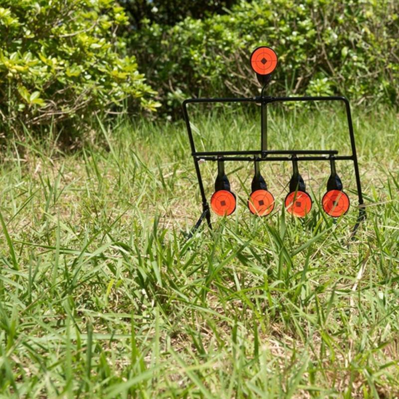 5 мишеней, самовосстанавливающийся вращающийся воздушный фонарь, стрельба из винтовки, набор металлических мишеней для тренировок/игр