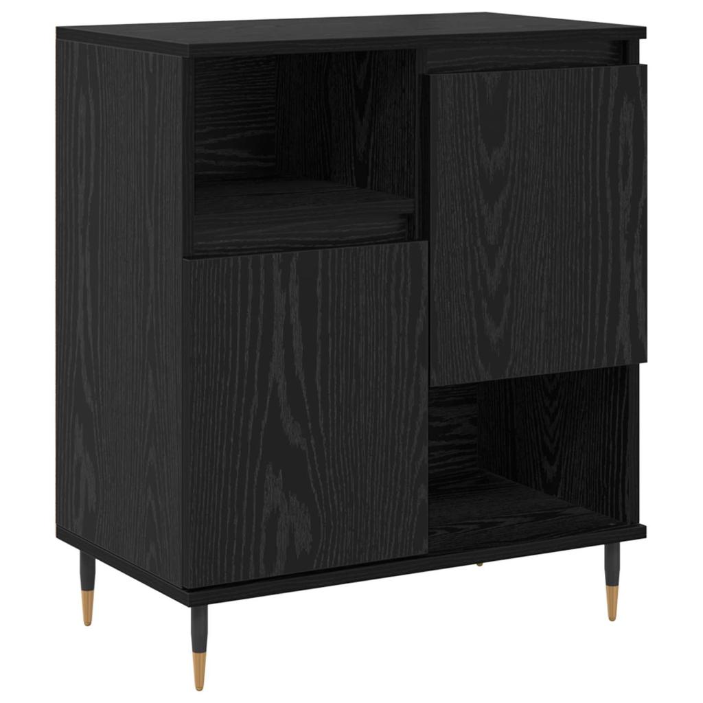 Sideboards 2 pcs Black Oak Effect
