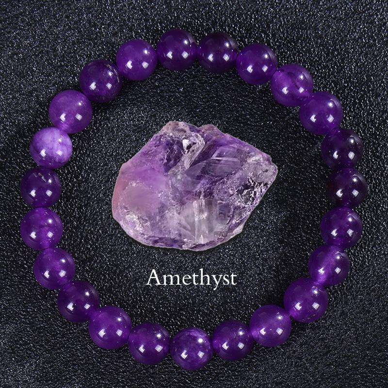 Apatite Sunstone Agate Crystal Elastic Bracelet