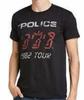 Черная классическая футболка унисекс The Police World Tour 1982 The Police