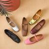 Mary Jane Shoes for Women Dressy Square Toe Ballet Flats with Strap Comfortable Walking Shoes Women's Soft Faux Leather Anti-Slip Ballerina Shoes