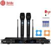 HuiDu U8801/8802 Pro Двойной беспроводной микрофон с регулируемой частотой для конференций