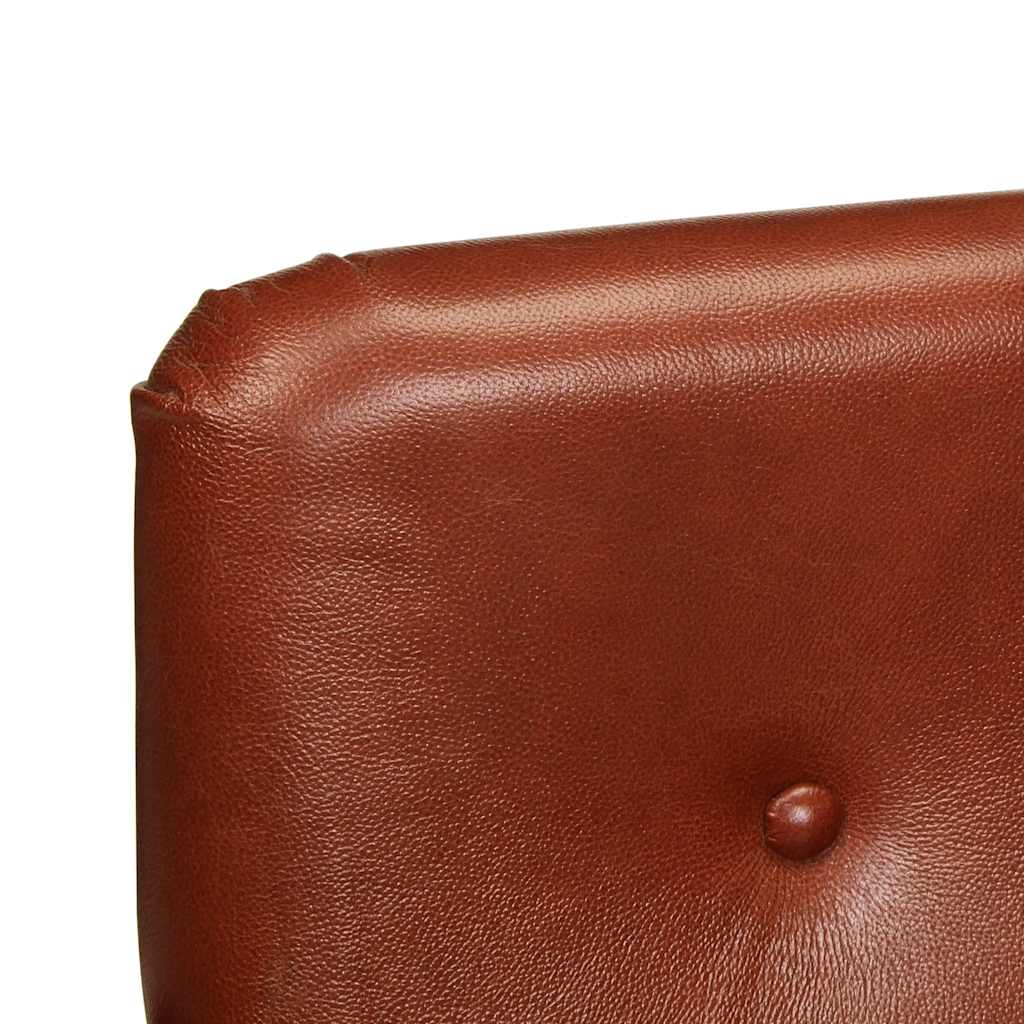 Armchair Brown Genuine Leather